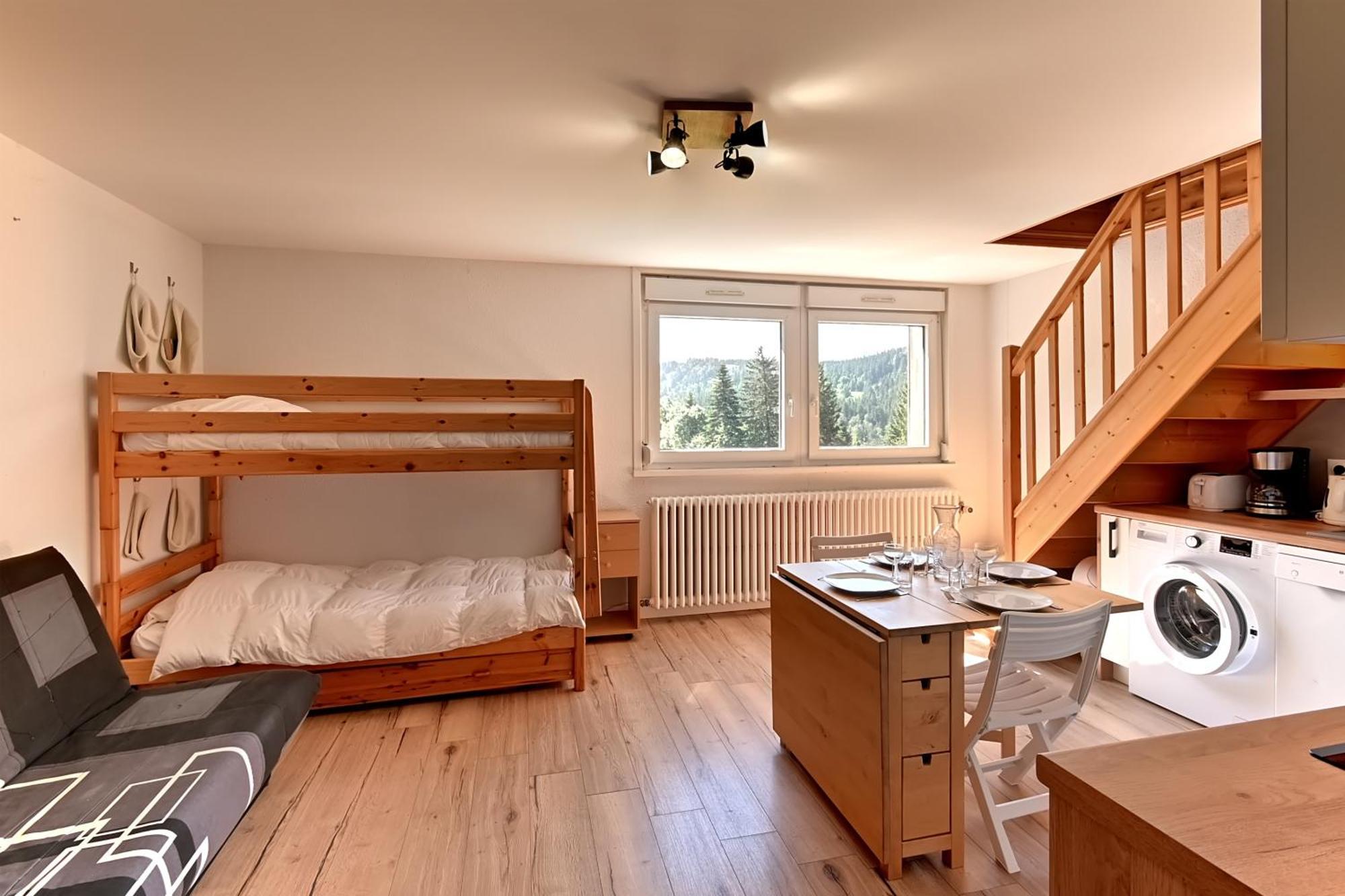 ジェラールメLe Nid Des Vosges - Appt Vue Montagneアパートメント エクステリア 写真